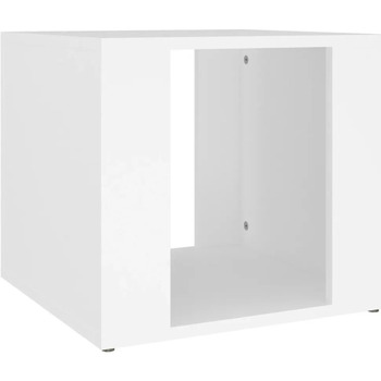 Maison & Déco Tables de chevet Maison D'home Table de chevet Blanc 41x40x36 cm Bois d’ingénierie Blanc