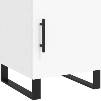 Maison & Déco Tables de chevet Maison D'home Table de chevet blanc 40x40x50 cm bois d’ingénierie Blanc