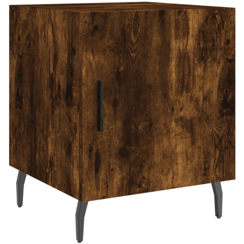 Maison & Déco Tables de chevet Maison D'home Table de chevet chêne fumé 40x40x50 cm bois d'ingénierie Marron