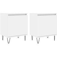Sweats & Polaires Tables de chevet Maison D'home Tables de chevet 2 pcs blanc 40x30x50 cm bois d'ingénierie Blanc