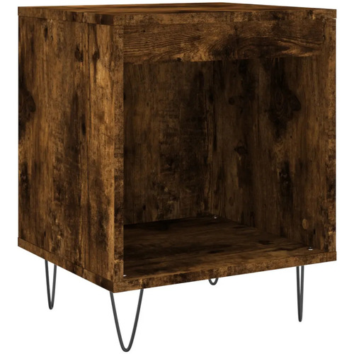 Maison & Déco Tables de chevet Maison D'home Table de chevet chêne fumé 40x35x50 cm bois d’ingénierie Marron