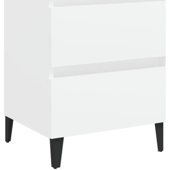 Maison & Déco Tables de chevet Maison D'home Table de chevet blanc 40x35x50 cm bois d’ingénierie Blanc