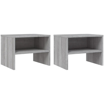 Maison & Déco Tables de chevet Maison D'home Tables de chevet 2 pcs Sonoma gris 40x30x30cm Bois Gris