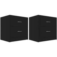 Sweats & Polaires Tables de chevet Maison D'home Tables de chevet 2 pcs Noir 40x30x40 cm Bois d'ingénierie Noir