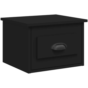 Maison & Déco Tables de chevet Maison D'home Table de chevet murale noir 41,5x36x28 cm Noir
