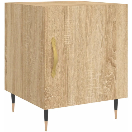 Maison & Déco Tables de chevet Maison D'home Table de chevet chêne sonoma 40x40x50 cm bois d’ingénierie Marron
