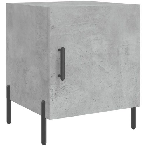 Maison & Déco Tables de chevet Maison D'home Table de chevet gris béton 40x40x50 cm bois d’ingénierie Gris