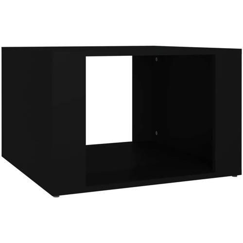 Maison & Déco Tables de chevet Maison D'home Table de chevet Noir 57x55x36 cm Bois d’ingénierie Noir