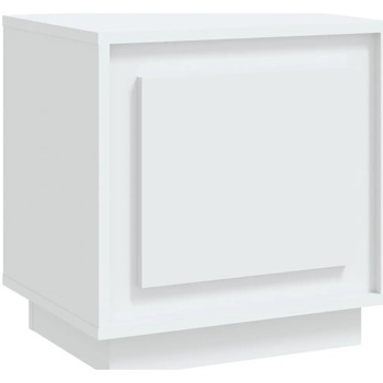 Maison D'home Table de chevet blanc 44x35x45 cm bois d’ingénierie Blanc