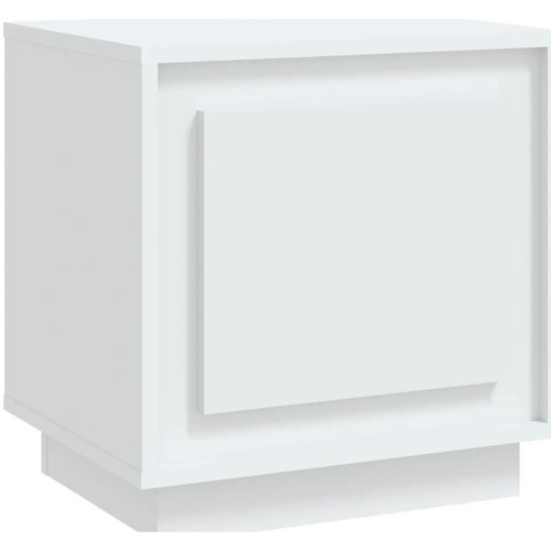 Maison & Déco Tables de chevet Maison D'home Table de chevet blanc 44x35x45 cm bois d’ingénierie Blanc