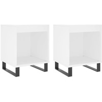 Sweats & Polaires Tables de chevet Maison D'home Tables de chevet 2 pcs blanc 40x35x50 cm bois d’ingénierie Blanc