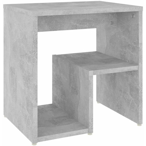 Maison & Déco Tables de chevet Maison D'home Table de chevet Gris béton 40x30x40 cm Aggloméré Gris