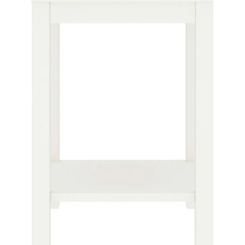 Maison & Déco Tables de chevet Maison D'home Table de chevet blanc 35x30x47 cm bois de pin massif Blanc
