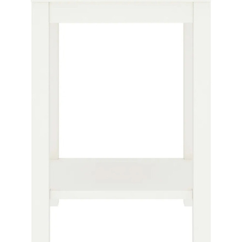 Maison & Déco Tables de chevet Maison D'home Table de chevet blanc 35x30x47 cm bois de pin massif Blanc