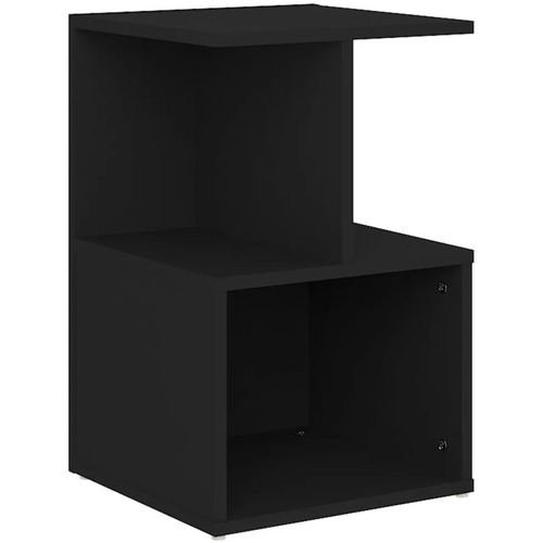 Maison & Déco Tables de chevet Maison D'home Table de chevet noir 35x35x55 cm bois ingénierie Noir