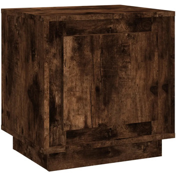 Maison & Déco Tables de chevet Maison D'home Table de chevet chêne fumé 44x35x45 cm bois d'ingénierie Marron
