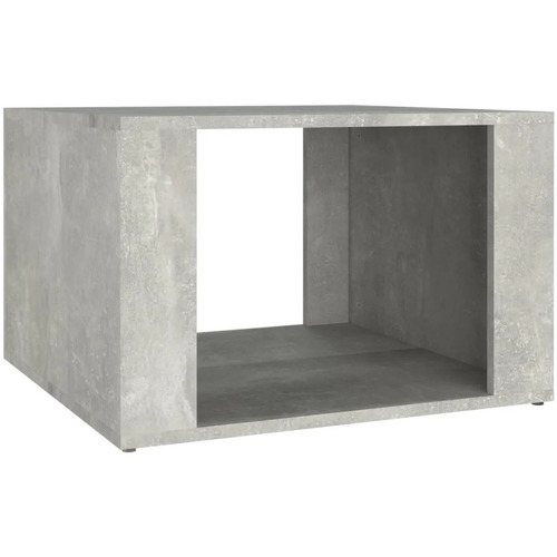 Maison & Déco Tables de chevet Maison D'home Table de chevet Gris béton 57x55x36 cm Bois d'ingénierie Gris