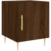 Sweats & Polaires Tables de chevet Maison D'home Table de chevet chêne marron 40x40x50 cm bois d’ingénierie Marron