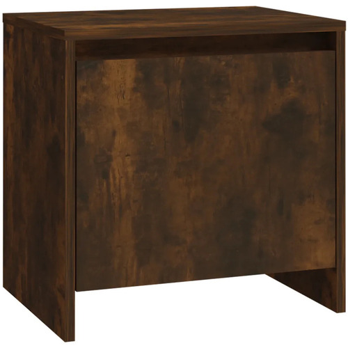 Maison & Déco Tables de chevet Maison D'home Table de chevet chêne fumé 45x34x44,5 cm bois d'ingénierie Marron