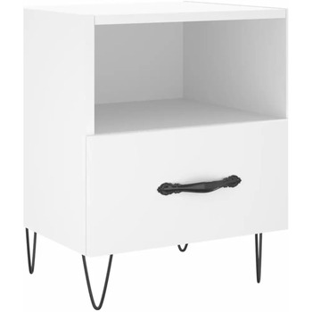 Maison & Déco Tables de chevet Maison D'home Table de chevet blanc 40x35x47,5 cm bois d’ingénierie Blanc