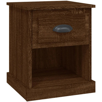 Maison & Déco Tables de chevet Maison D'home Table de chevet chêne marron 39x39x47,5 cm bois d'ingénierie Marron