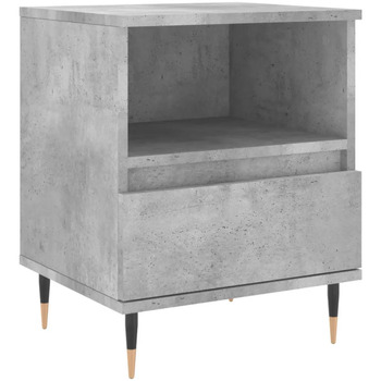 Maison & Déco Tables de chevet Maison D'home Table de chevet gris béton 40x35x50 cm bois d’ingénierie Gris