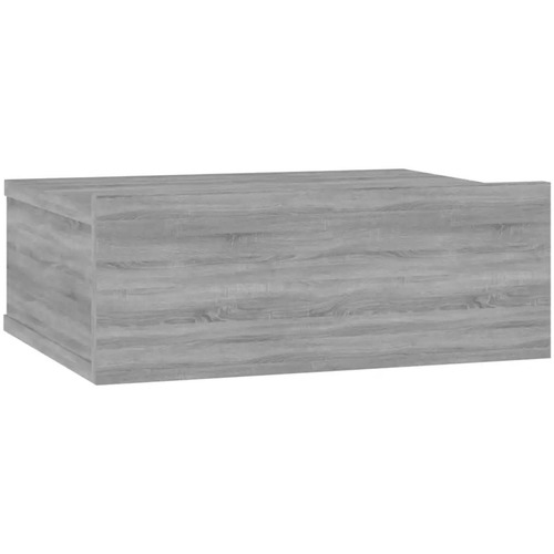Maison & Déco Tables de chevet Maison D'home Table de chevet flottante Sonoma gris 40x30x15 cm Gris