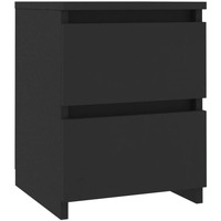 Sweats & Polaires Tables de chevet Maison D'home Table de chevet Noir 30x30x40 cm Bois d'ingénierie Noir