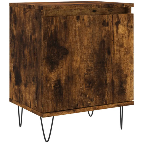 Maison & Déco Tables de chevet Maison D'home Table de chevet chêne fumé 40x30x50 cm bois d'ingénierie Marron