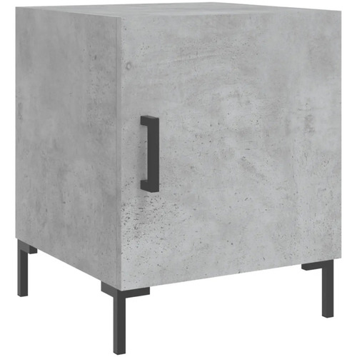 Maison & Déco Tables de chevet Maison D'home Table de chevet gris béton 40x40x50 cm bois d’ingénierie Gris