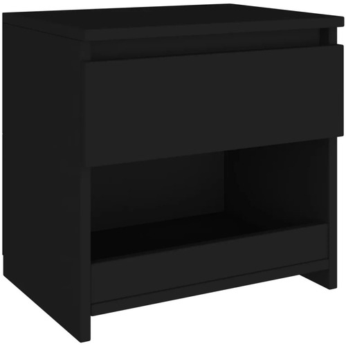 Maison & Déco Tables de chevet Maison D'home Table de chevet Noir 40x30x39 cm Aggloméré Noir