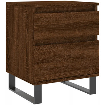 Maison & Déco Tables de chevet Maison D'home Table de chevet chêne marron 40x35x50 cm bois d’ingénierie Marron