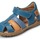 Chaussures Sandales et Nu-pieds Naturino Sandales semi-fermées en cuir SEE Bleu