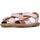 Chaussures Fille Sandales et Nu-pieds Naturino Sandales en cuir avec fleurs appliquées BEGONIA 2 Rose
