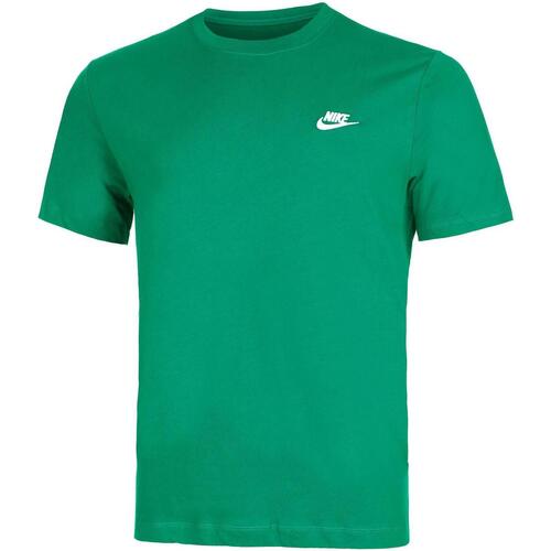 Vêtements Homme T-shirts manches courtes Nike M nsw club tee Vert