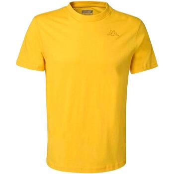 Vêtements Homme T-shirts manches courtes Kappa Cafers slim tee Jaune