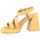 Chaussures Femme Sandales et Nu-pieds Pao Nu pieds cuir velours Marron