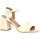 Chaussures Femme Sandales et Nu-pieds Pao Nu pieds cuir vernis  nude Rose
