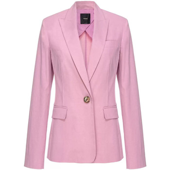 Vêtements Femme Vestes / Blazers Pinko Veste rose en lin rose Rose