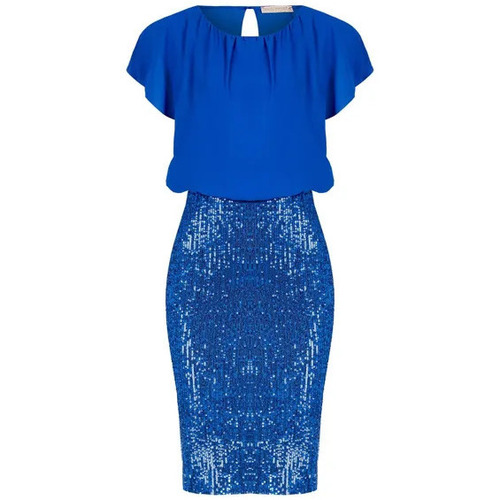 Vêtements Femme Robes Rinascimento CFC0119578003 Chine bleue