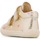 Chaussures Fille Baskets montantes Naturino Chaussures premiers pas en cuir à imprimé cœur COCOON VL Doré