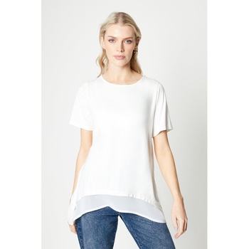 Vêtements Femme T-shirts manches longues Principles DH6792 Blanc