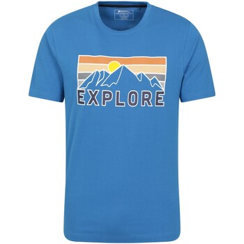 Vêtements Homme T-shirts manches longues Mountain Warehouse Explore Bleu