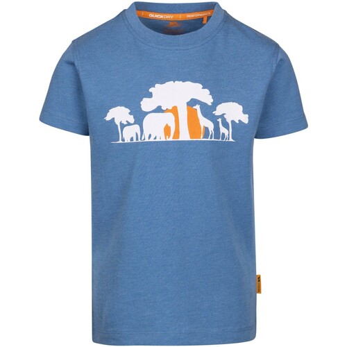 Vêtements Garçon T-shirts manches courtes Trespass TP6446 Bleu