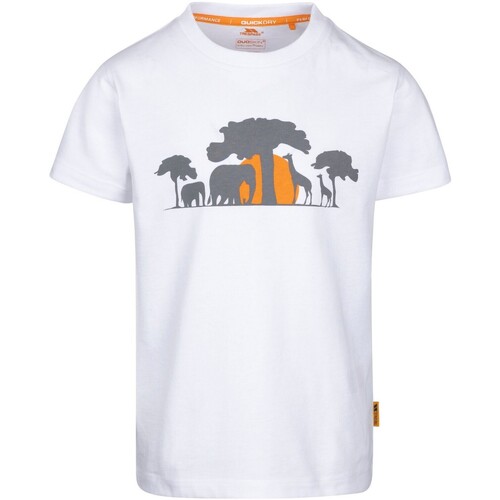 Vêtements Garçon T-shirt Athletic Katakana Trespass  Blanc
