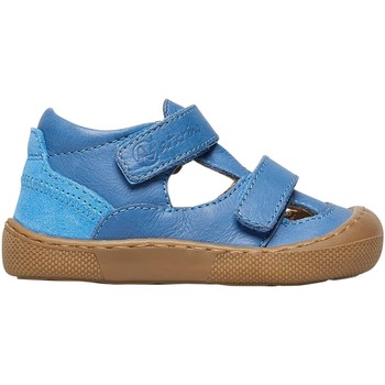 Chaussures Housses de coussins Naturino Sandales semi-ouvertes en cuir IRTYS Bleu