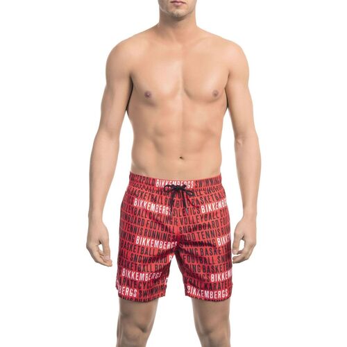 Vêtements Homme Shorts / Bermudas Bikkembergs - bkk1mbm17 Rouge