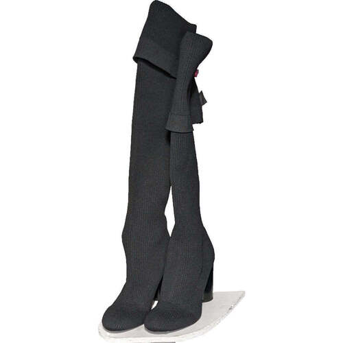 Chaussures Femme Bottes Bershka paire de bottes  37 Noir Noir