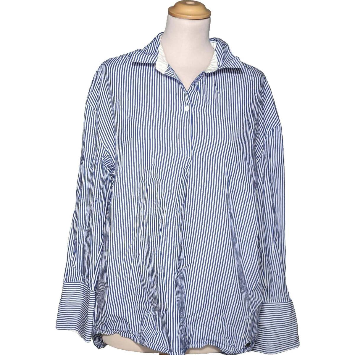 Vêtements Femme Tops / Blouses DDP blouse  42 - T4 - L/XL Bleu Bleu