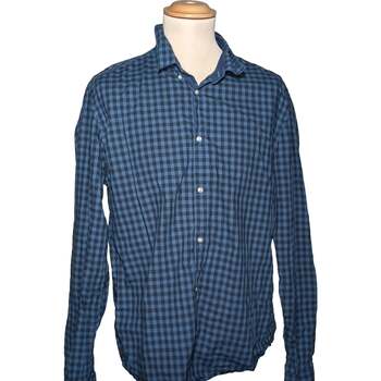 Vêtements Homme Chemises manches longues H&M 42 - T4 - L/XL Bleu